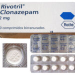 Rivotril 2mg Clonazepam 30 pills